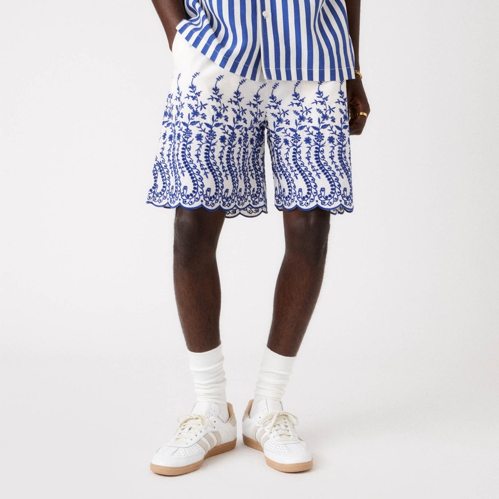 Kith Floral Eyelet Lewis Short in Current Men’s Size Large Summer 2024